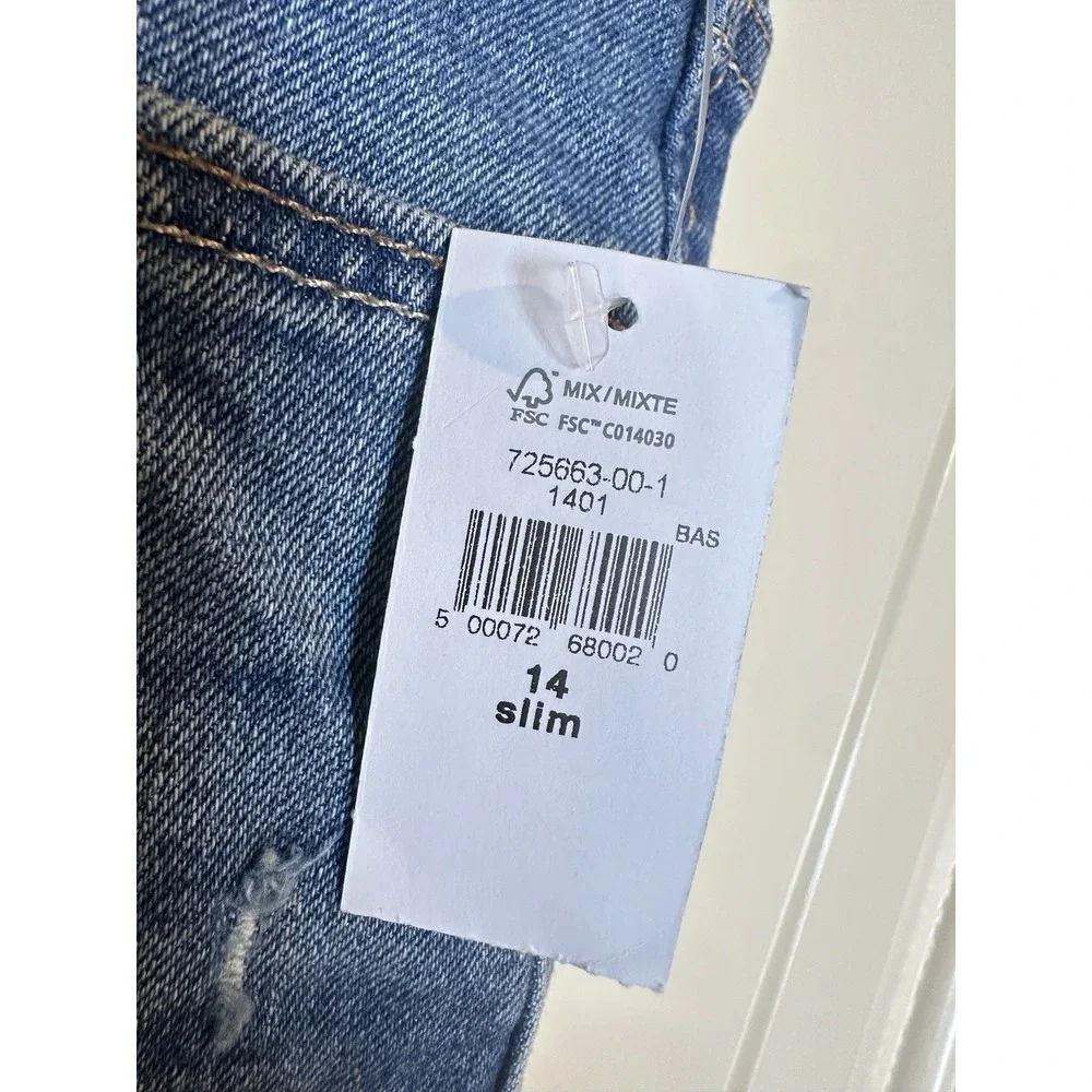NWT GAP girl 14 slim hi rise super‎ skinny stretch Jeans